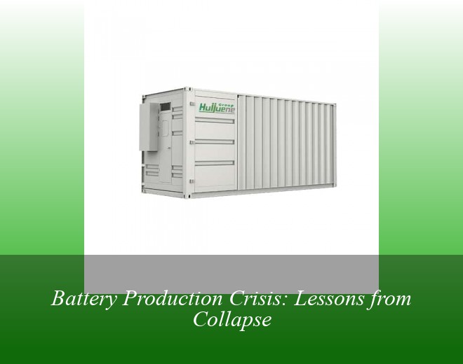 Battery Production Crisis: Lessons from Collapse
